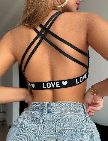 Bustiera SHEIN, negru