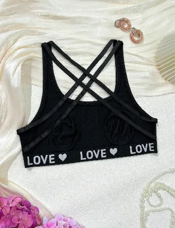 Bustiera SHEIN, negru