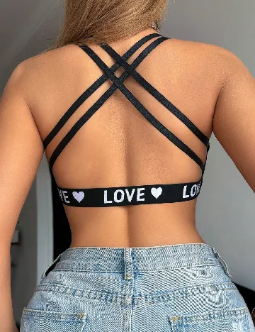 Bustiera SHEIN, negru