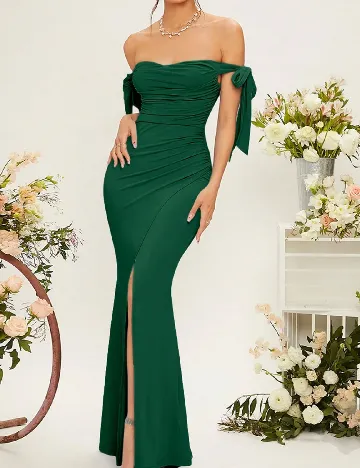 Rochie lunga SHEIN, verde