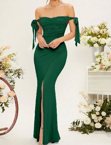 Rochie lunga SHEIN, verde