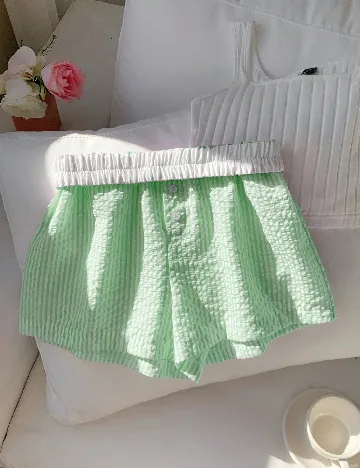 Pantaloni scurti SHEIN, verde