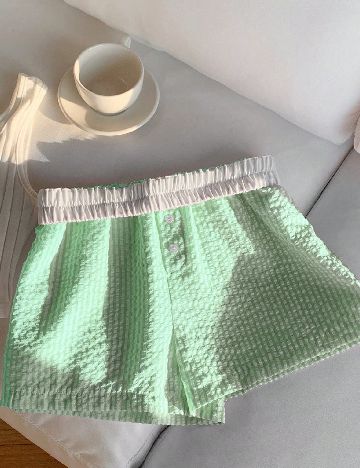 Pantaloni scurti SHEIN, verde