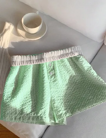 Pantaloni scurti SHEIN, verde