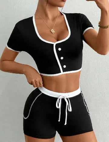Top SHEIN, negru