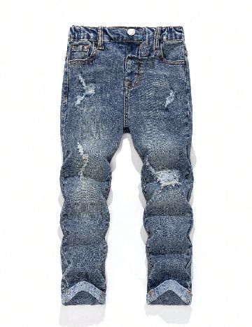 Blugi Shein Kids, albastru