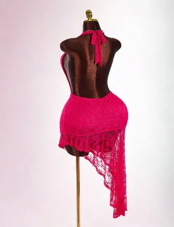 Rochie scurta SHEIN CURVE, roz