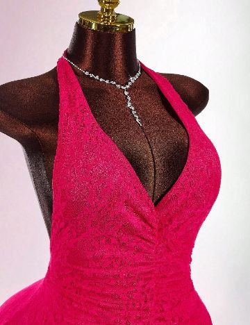 Rochie scurta SHEIN CURVE, roz