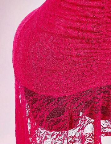 Rochie scurta SHEIN CURVE, roz