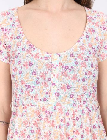 Rochie scurta Bershka, floral print