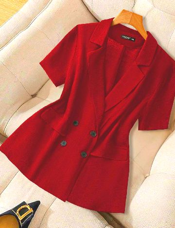 Sacou SHEIN CURVE, rosu