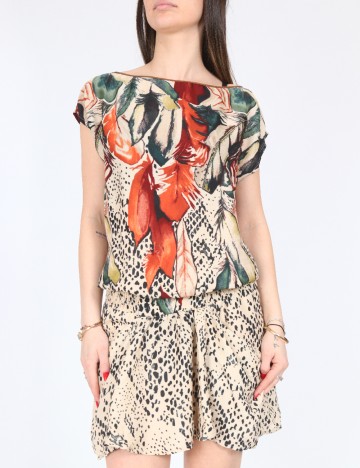 Rochie scurta Bershka, crem