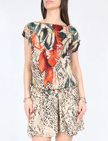 Rochie scurta Bershka, crem
