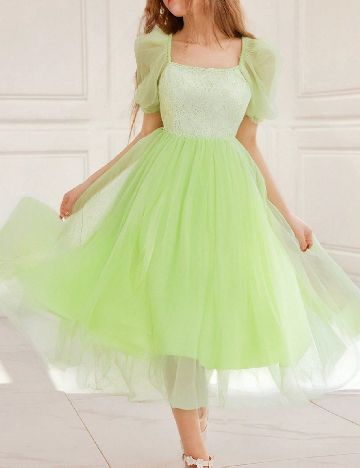 Rochie Shein Kids, verde