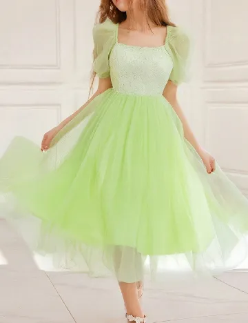 Rochie Shein Kids, verde