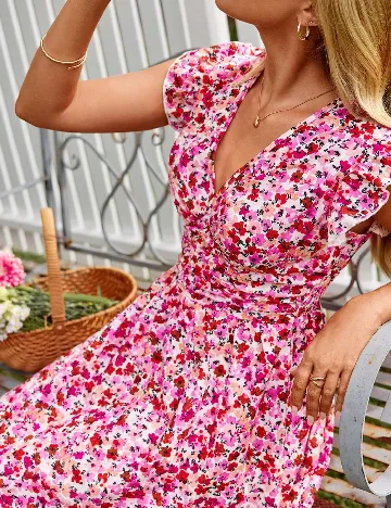 Rochie medie SHEIN, floral print