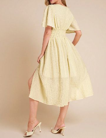 Rochie medie SHEIN, galben