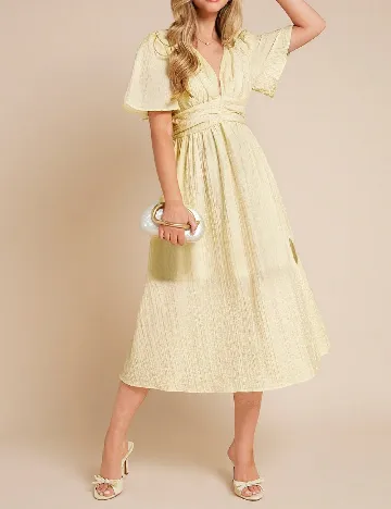 Rochie medie SHEIN, galben