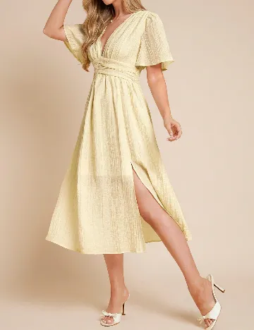 Rochie medie SHEIN, galben