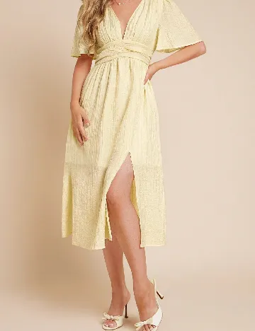 Rochie medie SHEIN, galben