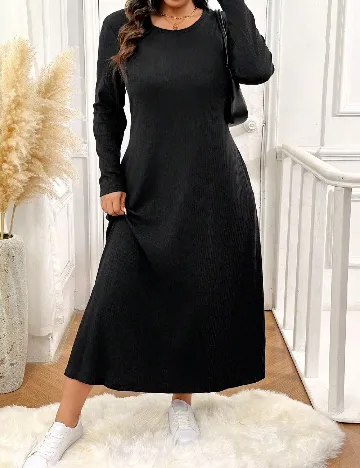 Rochie lunga SHEIN CURVE, negru