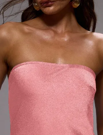 Rochie lunga Musera, roz