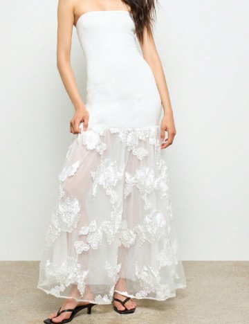 Rochie lunga AiiRZ, alb