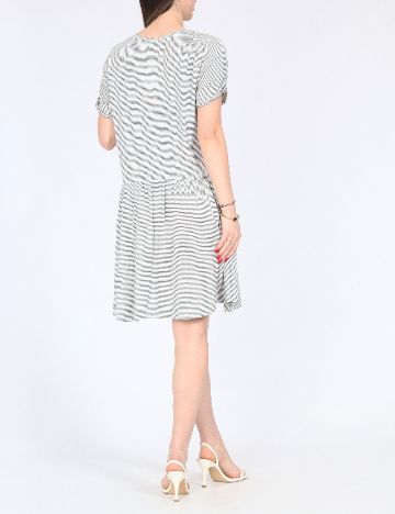 Rochie scurta Zara, alb/negru