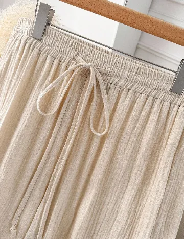 Pantaloni SHEIN CURVE, crem