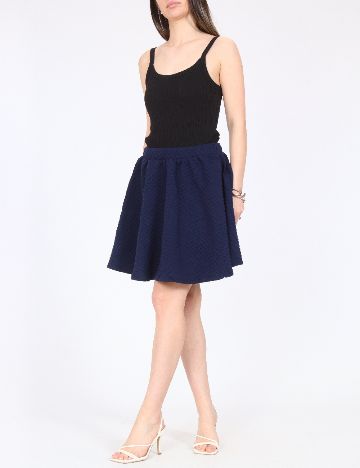 Fusta Pull&Bear, bleumarin