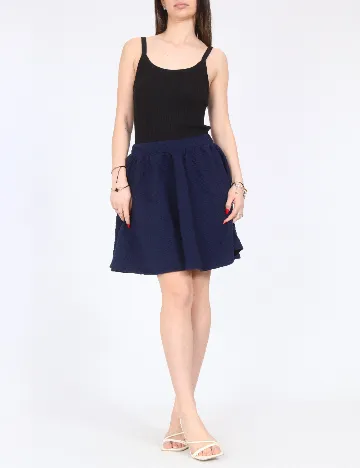 Fusta Pull&Bear, bleumarin