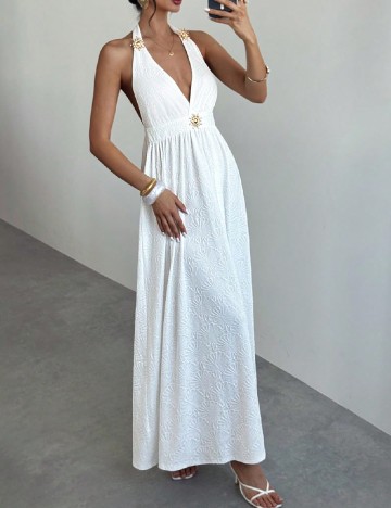 Rochie lunga SHEIN, alb