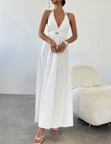 Rochie lunga SHEIN, alb