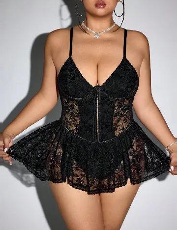 Body SHEIN CURVE, negru