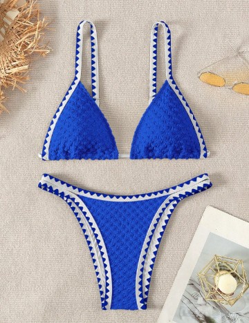 Costum de baie SHEIN, albastru