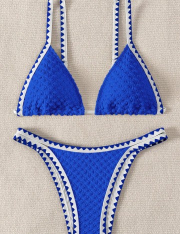 Costum de baie SHEIN, albastru