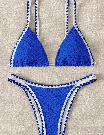 Costum de baie SHEIN, albastru