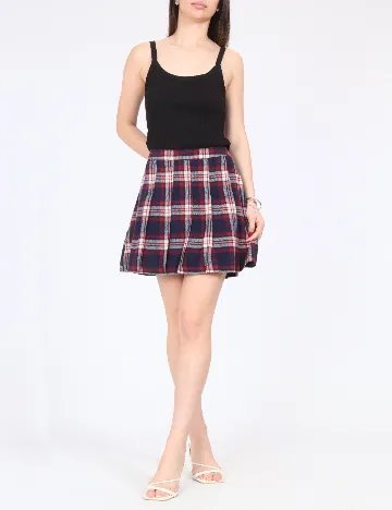 Fusta Pull&Bear, bleumarin