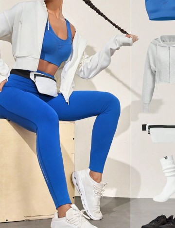 Colanti SHEIN, albastru