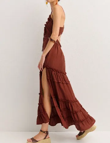 Rochie lunga SHEIN, maro