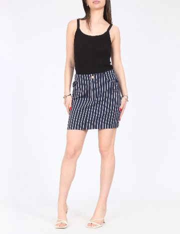 Fusta Pull&Bear, bleumarin