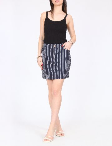 Fusta Pull&Bear, bleumarin