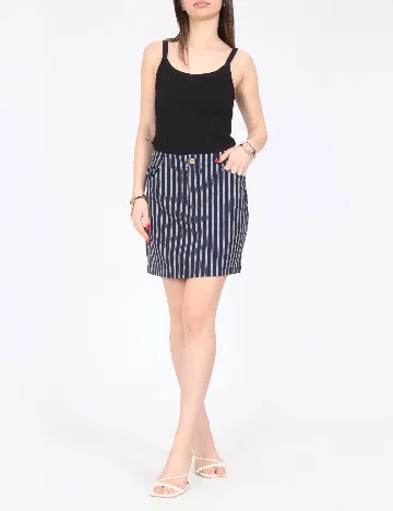 Fusta Pull&Bear, bleumarin