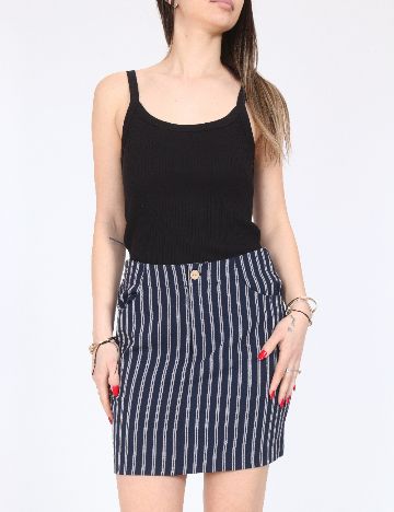 Fusta Pull&Bear, bleumarin