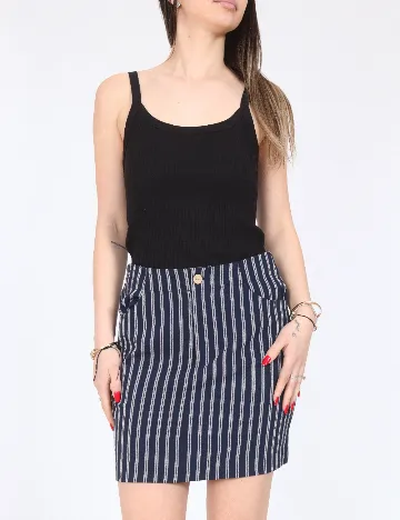 Fusta Pull&Bear, bleumarin