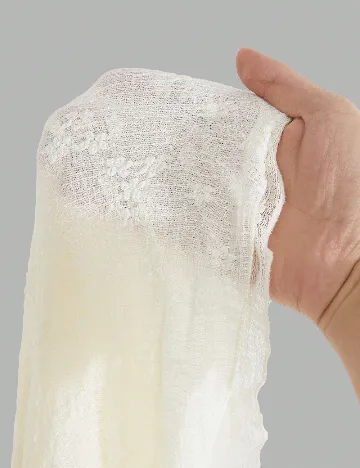 Salopeta SHEIN, crem