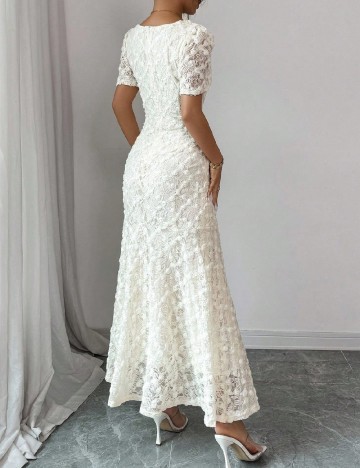 Rochie lunga SHEIN, ecru