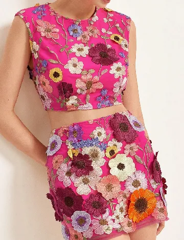 Compleu Aveloria, floral