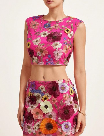 Compleu Aveloria, floral