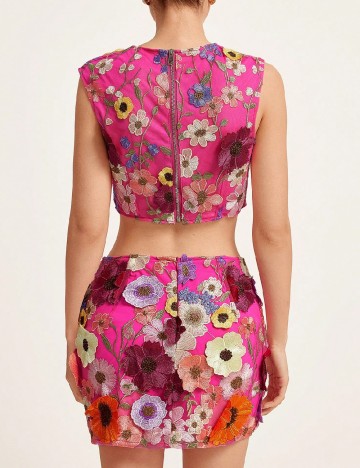 Compleu Aveloria, floral